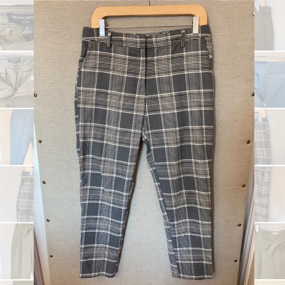 H&M Wool Plaid Dress Pant - Picture 2 of 9